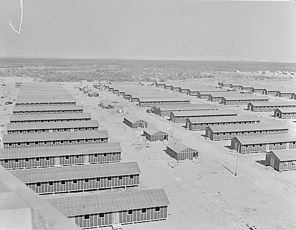 File:Barracks Block at Poston WRC 1 Jun 1942.jpg