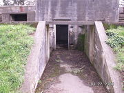 Entrance to the third magazine room from the terreplein