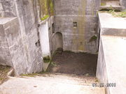 Stairs to first magazine room