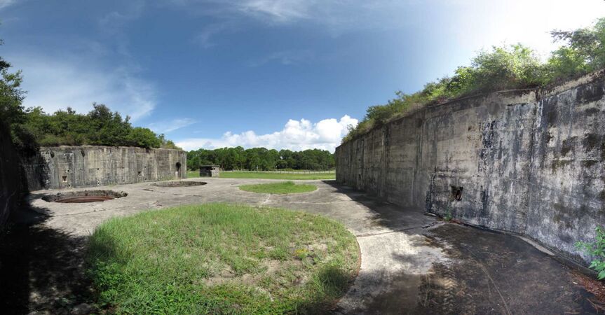 Mortar Pit "B" of Battery Dearborn