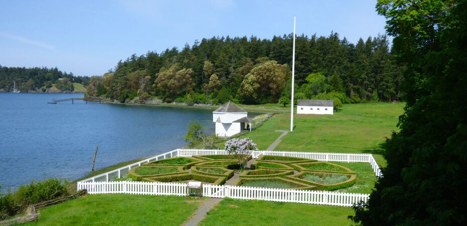 English Camp from Officer's Hill