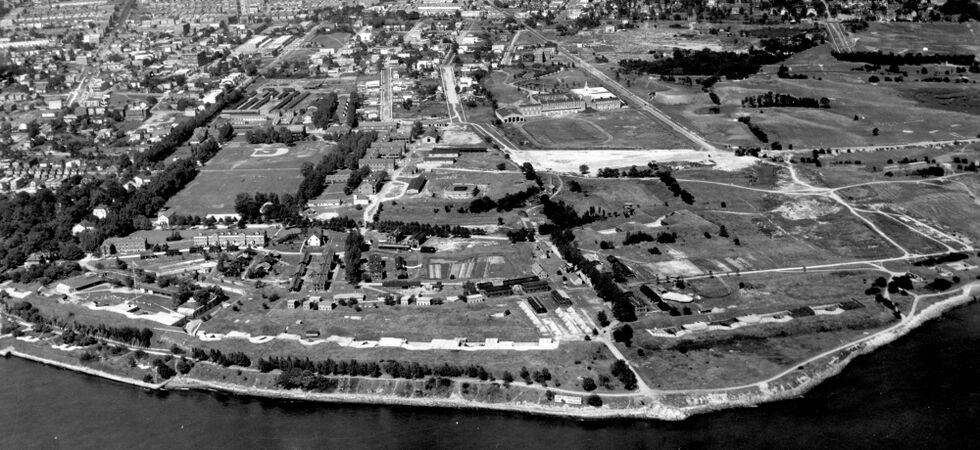 Fort Hamilton 1924 Aerial View