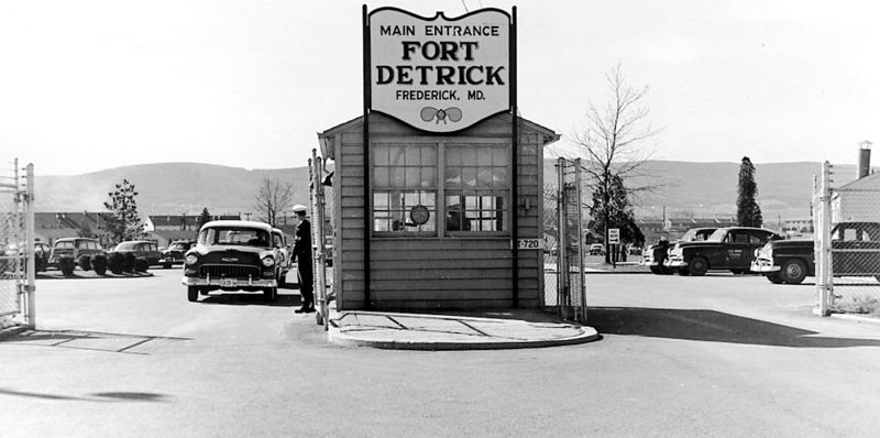File:Fort Detrick Main Gate.jpg