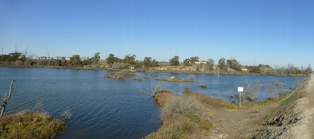 Bolsa Chica Miltary Reservation Upper Level from the Lagoon Level