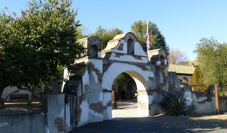 Mission San Miguel Arcangel Front Entrance