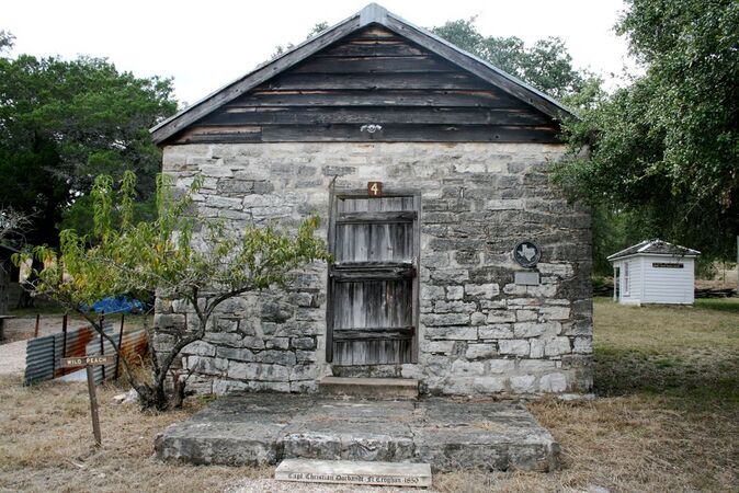 Restored original Fort Croghan powder house