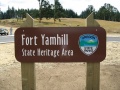 Fort Yamhill Park entrance sign, JStanton, Aug 2006