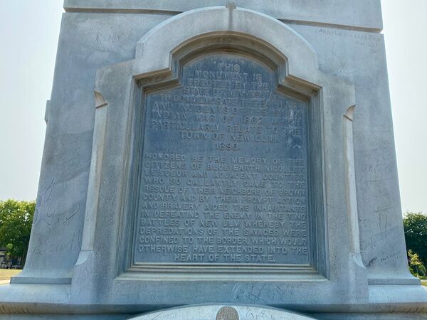 New Ulm Defenders Monument Side 1.