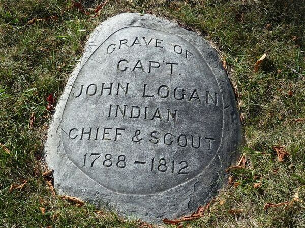 Fort Defiance Capt. John Logan Grave Marker