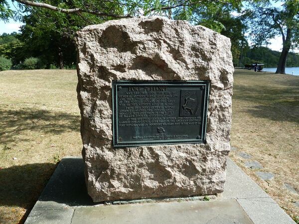 Fort Defiance Stone DAR Marker