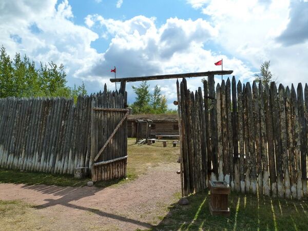 Old Fort Bridger Replica Entrance Gate