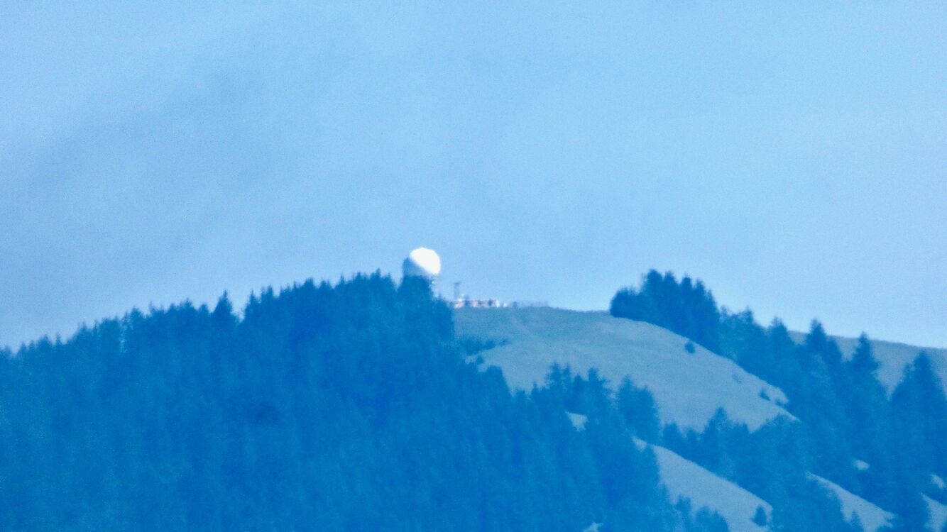 Rainbow Ridge FAA Radar Site from a Distance.