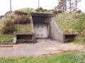 Entrance from the second 6-inch gun emplacement.