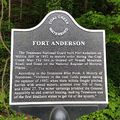 Fort Anderson Marker