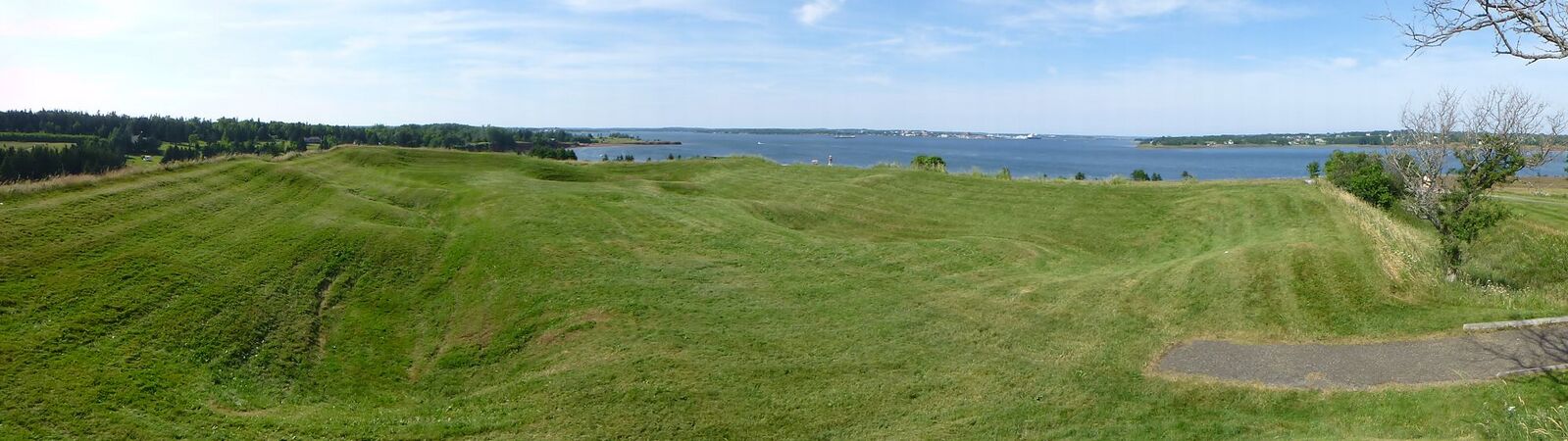 Fort Amherst Interior Overlooking the Harbor at Charlottetown