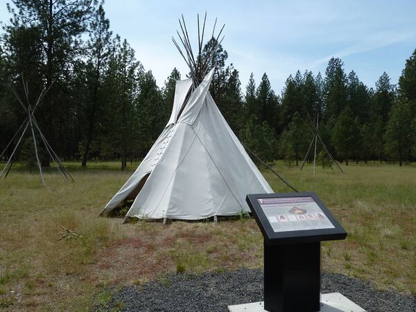 Spokane House Indian Tepee