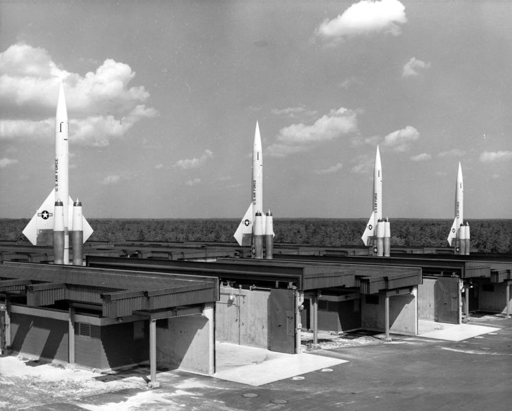 File:CIM-10 Bomarc missile battery.jpg