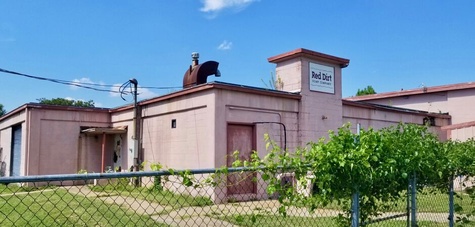 Former Bartlesville Air Force Station Operations Building in 2019. Now the Red Dirt Soap Company.