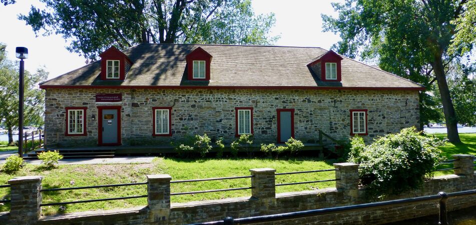 Restored Lacine Fur Depot now an Interpretive Center.