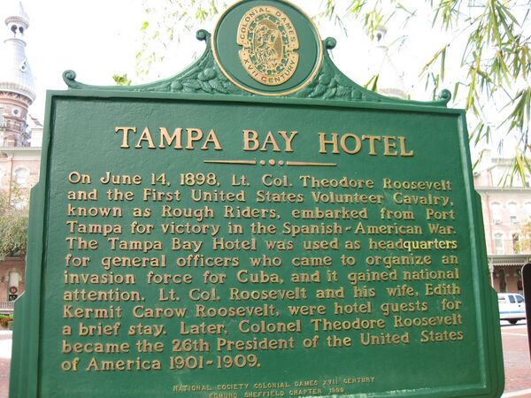 Tampa Bay Hotel Marker