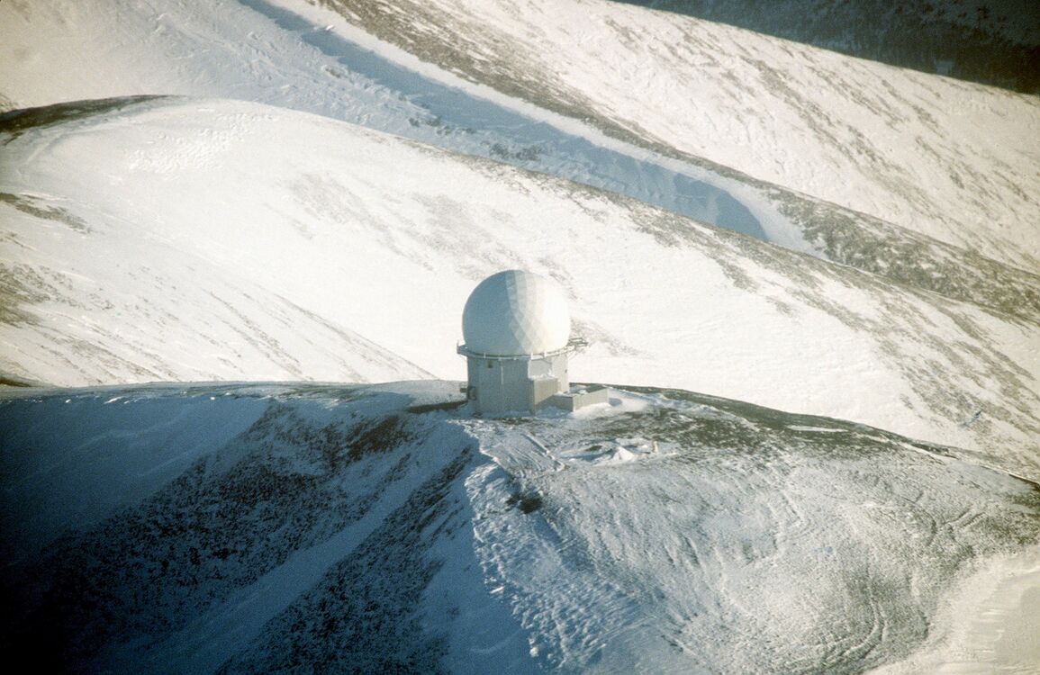 Sparrevohn Long Range Radar Site 1 Jan 1989.