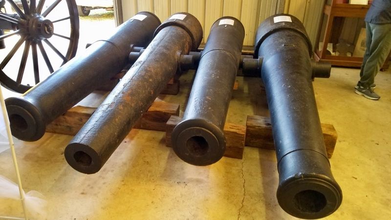 File:Fort Branch Recovered Cannons.jpg