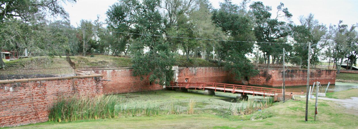 Fort Jackson Sallyport and Bastion View.