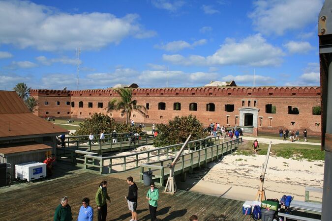 Fort Jefferson Entrance Dock