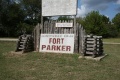 Fort Parker Entrance Sign on Route 14