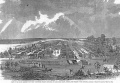 Camp Brown, Fort Pickens in Background, 1861